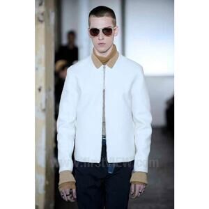 NWOT Phillip Lim Fall 2012 Runway Mens Minimalist Wool Bomber Jacket M